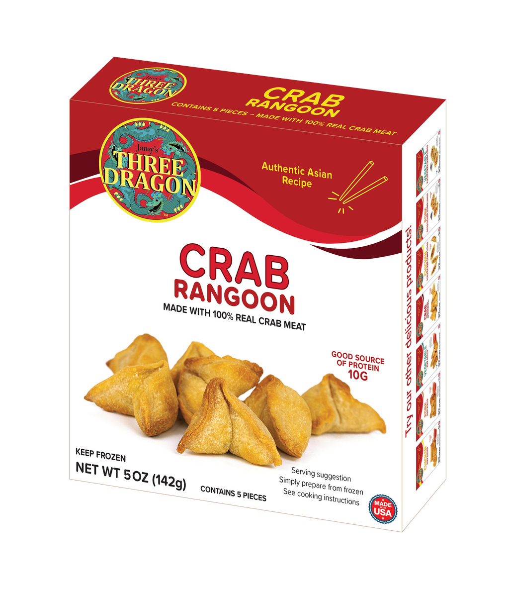 Three Dragon Crab Rangoon