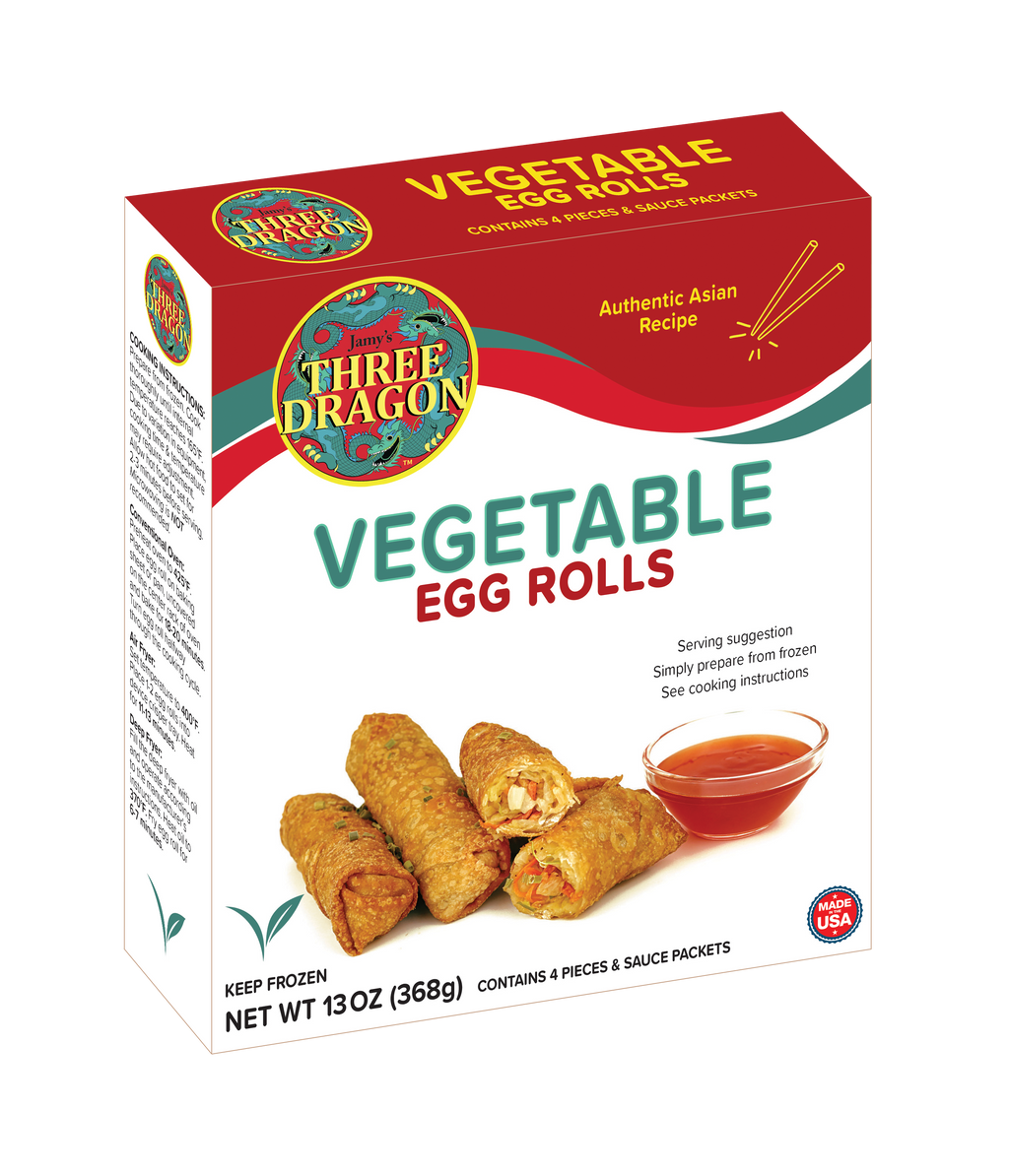 Three Dragon Vegetable Egg Rolls