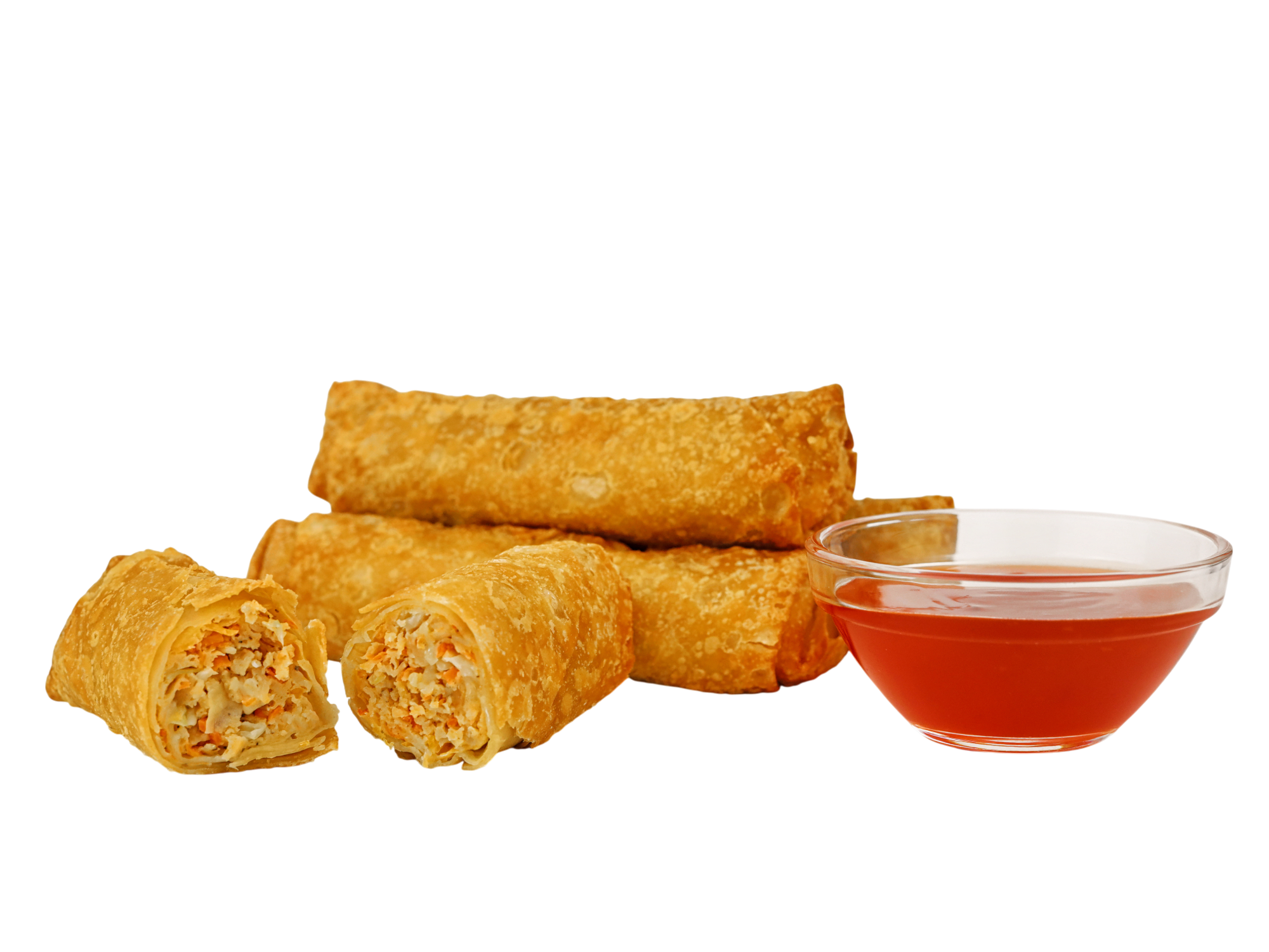 Three Dragon Chicken Egg Rolls