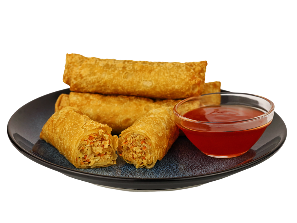 Three Dragon Chicken Egg Rolls