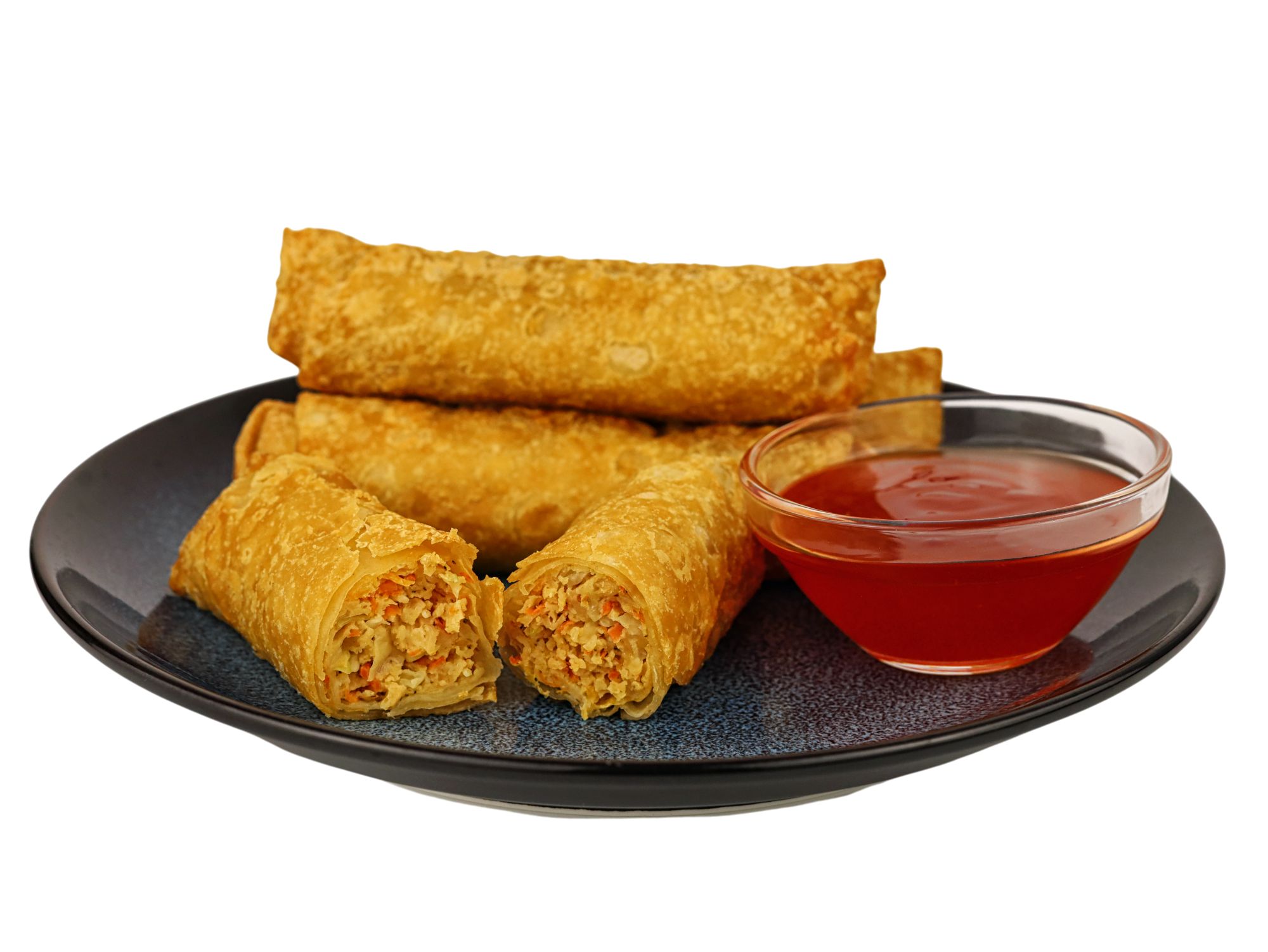 Three Dragon Chicken Egg Rolls