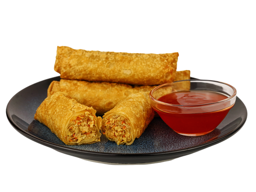 Three Dragon Chicken Egg Rolls