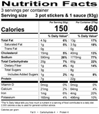 Three Dragon Pork Potsticker Dumplings